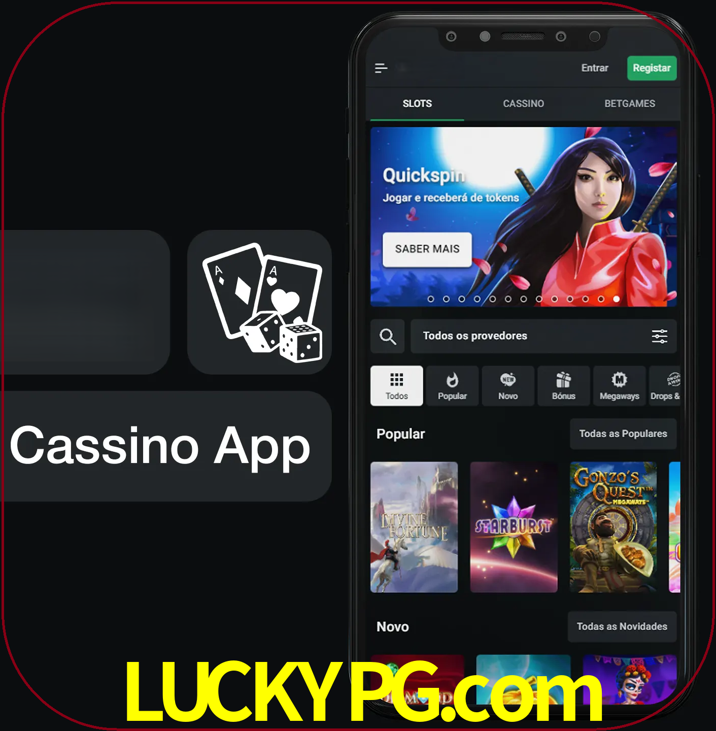 Jogue jogos de cassino e ganhe.
