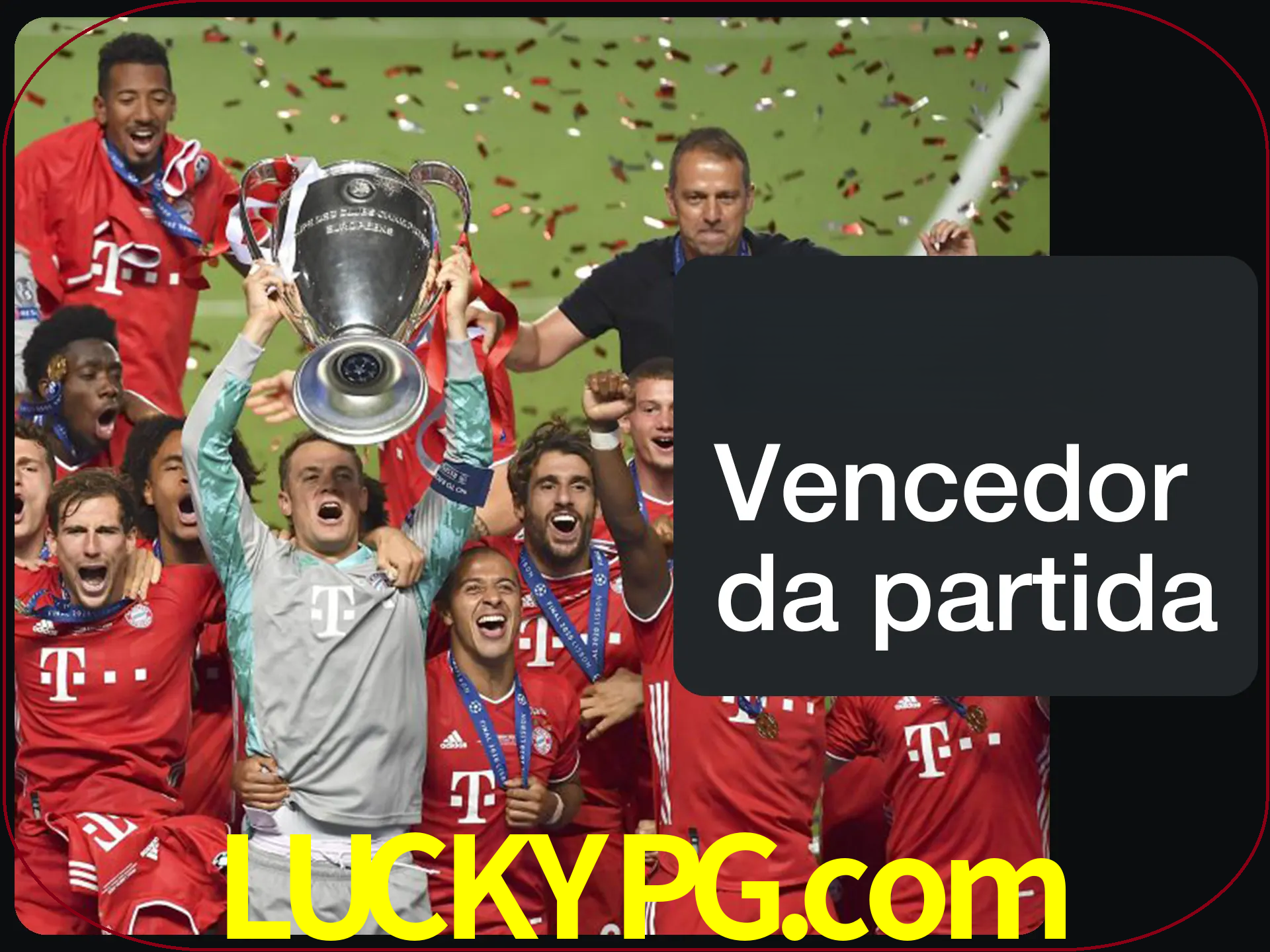Aposte no vencedor e ganhe uma grande quantia de dinheiro.
