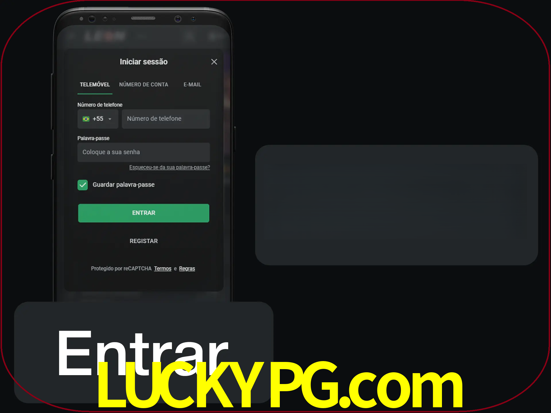 Faça o login para começar a apostar e jogar no cassino.